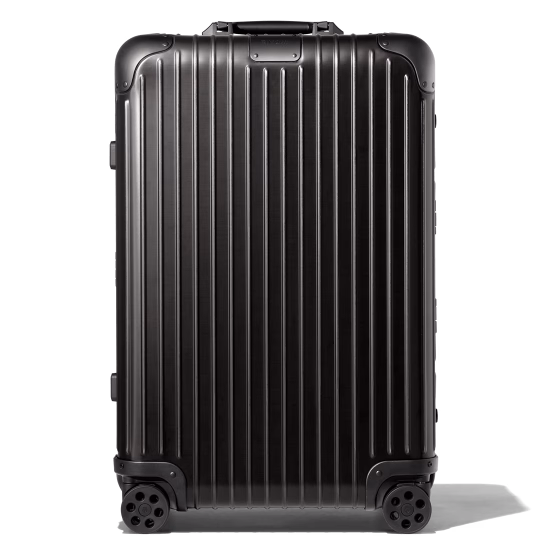 RIMOWA Check-In M black front detail
